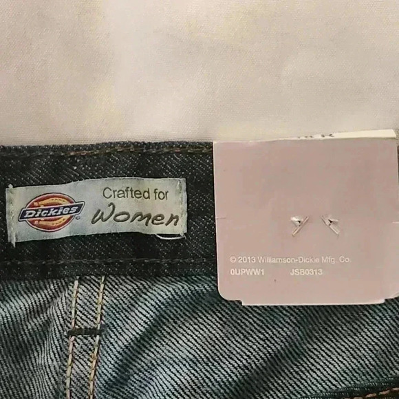Dickies Women's Size 18R Industrial Denim 5-Pocket Dark Wash‎ Denim Jeans FD231 - Picture 6 of 11